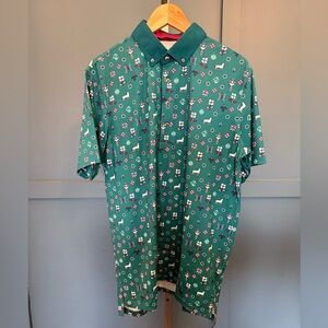 Greyson Aztec Printed Polo